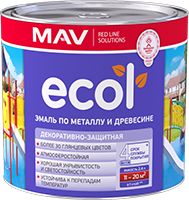 ЭМАЛЬ ECOL по металлу и древесине ПФ-115